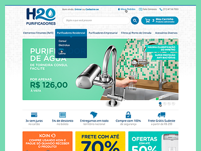 H2O Purificadores - E-commerce