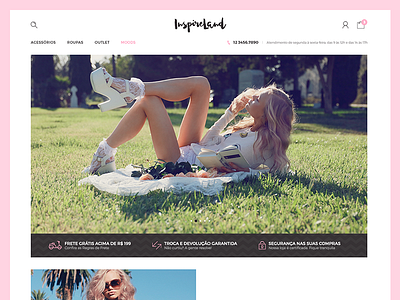 Inspire Land - E-commerce alternative ecommerce fashion loja integrada pink rose shop