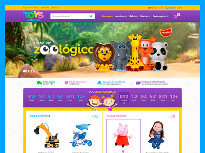 Toys - E-commerce colorfull ecommerce kids magento shop toys