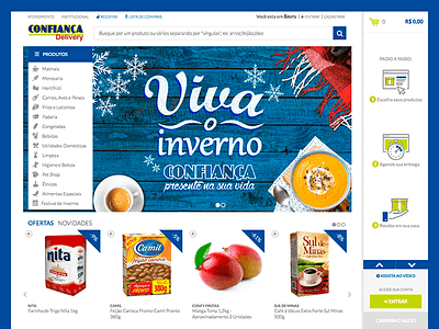 Confiança - E-commerce ecommerce foods magento shop supermarket