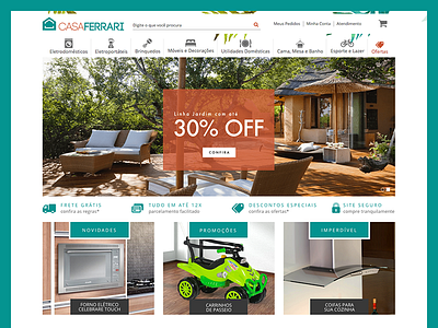 Casaferrari - E-Commerce design e commerce home lojaintegrada shop ui ux web webdesign