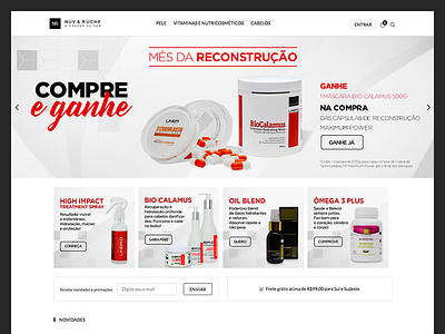 Nuv & Ruche - E-Commerce admake cosmetic design e commerce integrandose store ui ux vtex webdesign