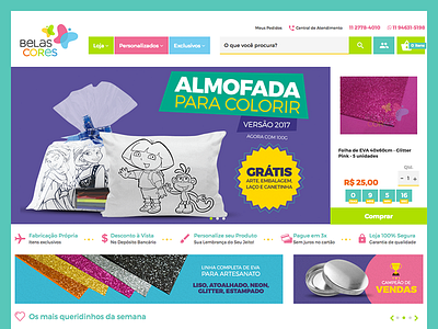 Belas Cores - E-Commerce admake case color design e commerce shop store ui ux vtex webdesign