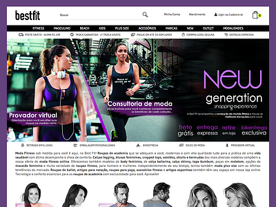 Best Fit - E-Commerce admake bestfit commerce fbits fitness loja shop store webdesign
