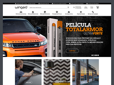 Wingard - E-Commerce admake car carshop commerce design lojaintegrada online store wrapping