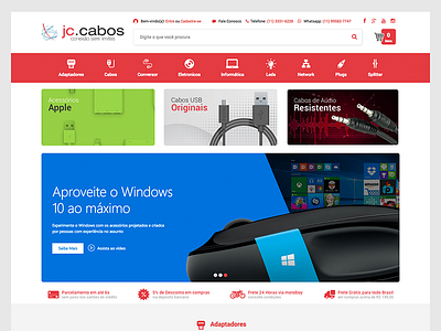 Jccabos - E - Commerce admake case e commerce lojaintegrada ui ux webdesign