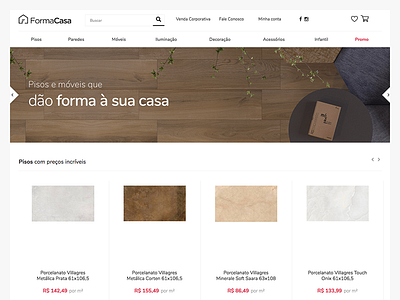 Forma Casa - E - Commerce admake case decor design ecommerce home store web xtech