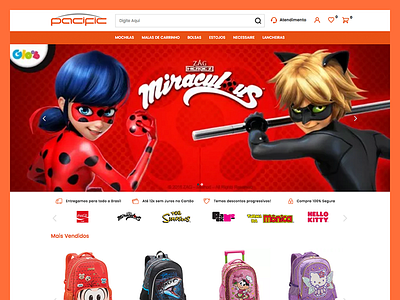 Pacific - E-commerce admake bagshop case ecommerce integrandose kids tema vtex