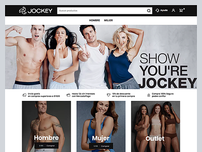 Jockey - E-commerce admake argentina ecommerce lingerie shop vtex