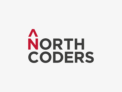 Northcoders branding code coding developer logo manchester north programmer typography web