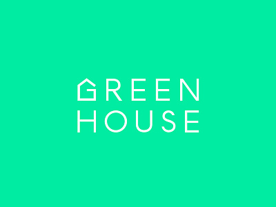 Greenhouse branding green house logo restaurant salad