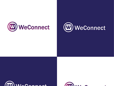 WeConnect Logo brand logo connect logo connect logo design graphic design logo logo design unique logo we connect logo