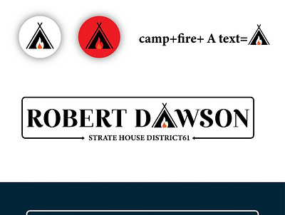 Robert Dawson Logo animation branding dawson logo dawson robert logo graphic design logo motion graphics