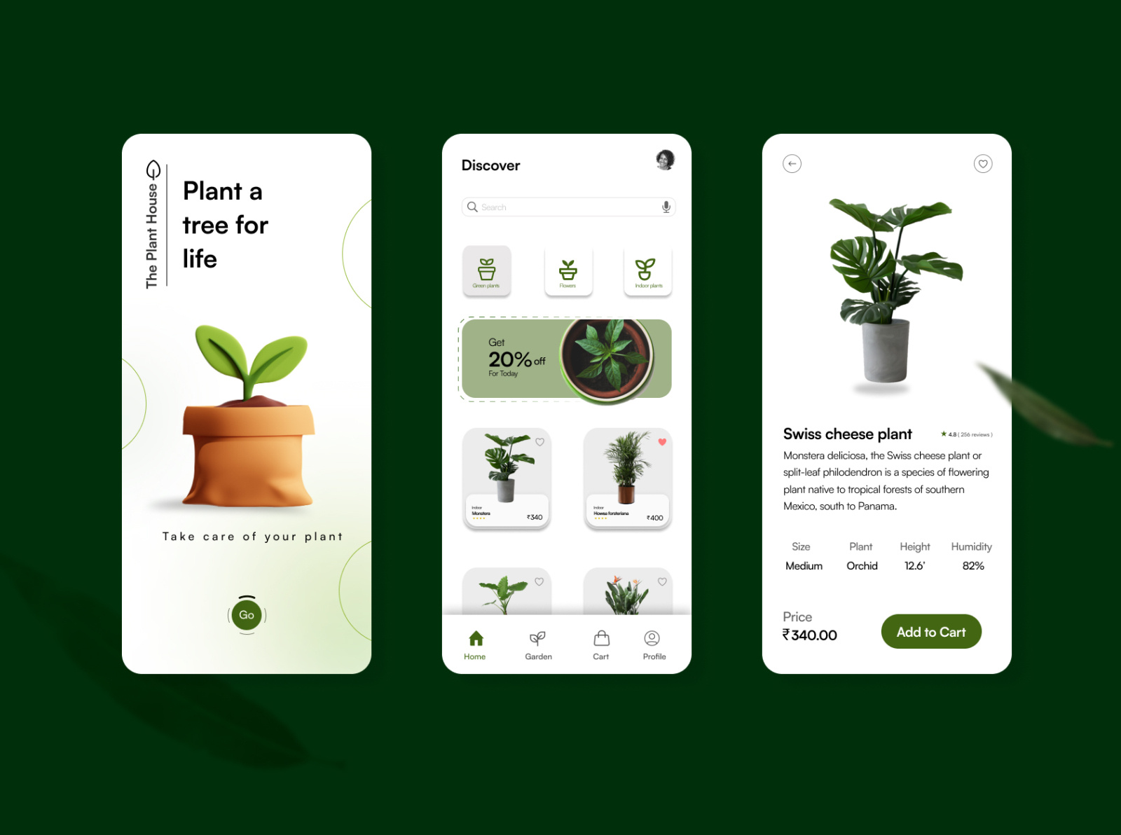Plant shop app by Ram Venkatesh on Dribbble