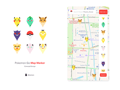 Pokemon Go Map Marker