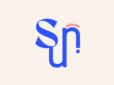 Sunny skincare 2d branding color colour design graphic design logo