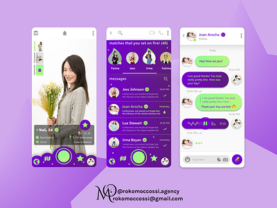 Dating App UI/UX Design for Client app appdesign application branding clean client datingapp design digital elegant fun gradient graphic design green illustration minimal mobile mobileapp ui ux