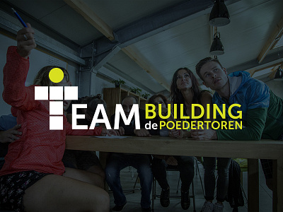 Teambuilding de Poedertoren graphic design logo photography