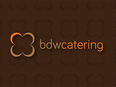 BDW catering graphic design logo