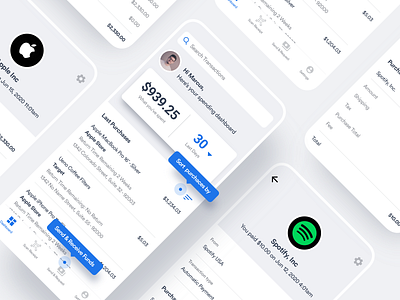 Finance App app bank banking debt finance flutter funds interaction ios iphone mobile payment product design saas savings spending transfer ui ux wallet