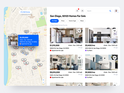 Real Estate Booking App agent app booking buy clean dashboard desktop finance flat house interaction landing loan product design react real estate rent saas ui ux