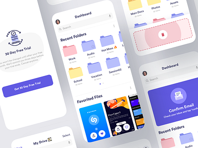 Cloud Storage App by YesYou® | Isaac Sanchez on Dribbble