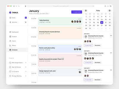 Team management and task tracker app by YesYou® | Isaac Sanchez on Dribbble