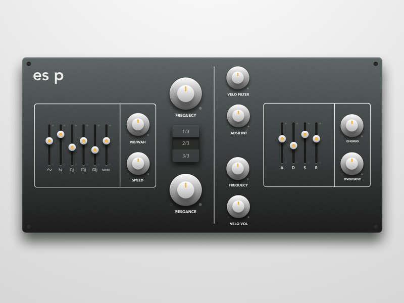 Synth plugin redesign (.sketch)