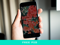Free PSD iPhone Mockup 