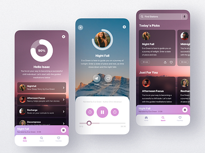 Meditation App by YesYou® | Isaac Sanchez on Dribbble