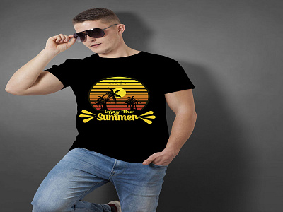 Summer T-shirt Design active design illustration summer t shirt summer t shirt design summer t shirts t shirt t shirts t shirts design summer vector