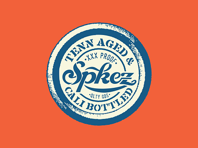 Spkez(Speakeasy) Seal badge branding design illustration southern streetwear vectober