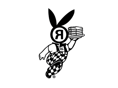 Random Ragland - Big Boy badge branding bunny checkerboard design icon illustration logo mash up mash up patch patches playboy random ragland streetwear vector