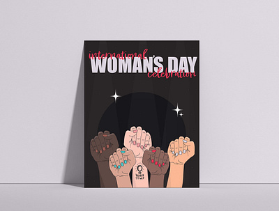 International Woman's Day Event design graphic design illustration poster
