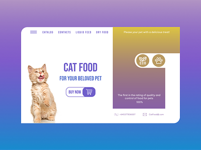 CATFOOD cat catfood dry food food liquid feed ui ux