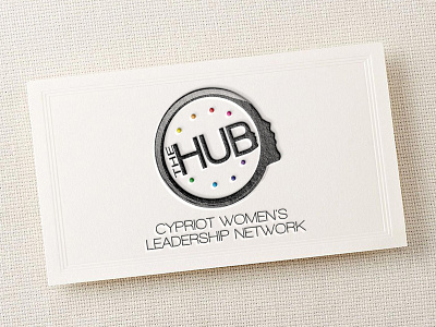 The winning logo design for The HUB contest creative design logo win woman