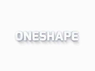 OneShape - Animated Logo 3d animation animation logo logo design vfx web