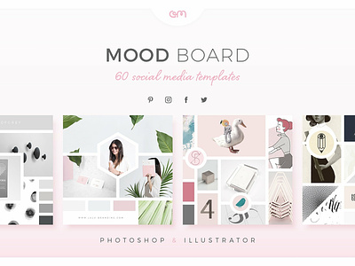 Am Studio Mood Boards blog blogger bloggers brand board branding color palette design designer fashion art minimal mood boards moodboards template builder template design