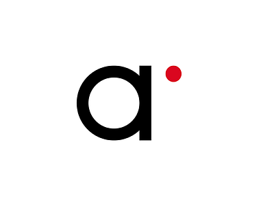 "AR" logo from 676 logos challenge ar black brand branding composition logo minimalism red typography