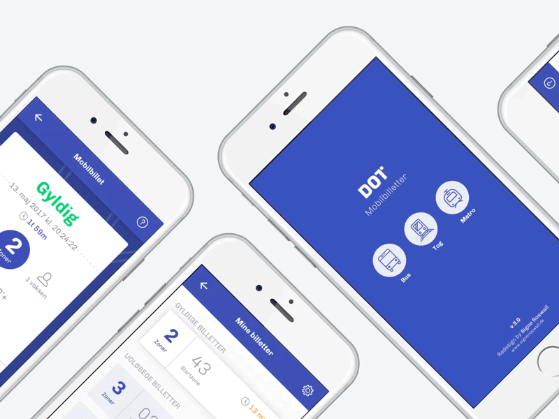 DOT Mobile Tickets Redesign (unofficial) app case dot medium mobile redesign study tickets transportation ui usability ux