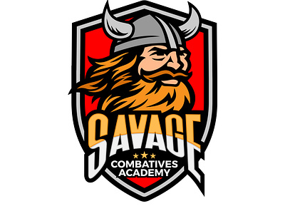 Savage Combative Academy Logo Design branding design graphic design illustration logo vector