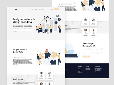 HR Website Design branding design graphic design illustration typography ui ux vector