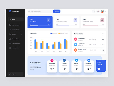 Social Media Admin Design