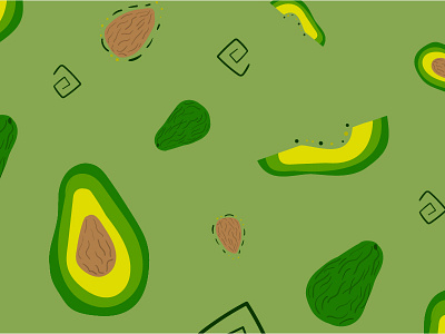 Fresh avocado 2d illustration 2d pattern adobe illustrator avocado design graphic design green illustration illustrator pattern pattern illustration vector vector art vector graphic