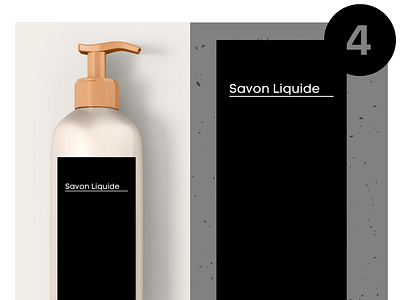 Savon Liquide etiquette design branding design graphic design typography