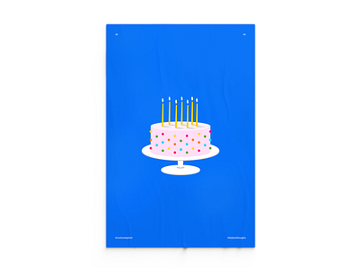 Elephant Thoughts 02 Poster cake creative elephant elephant thoughts illustration poster poster a day poster art poster artwork poster design posters