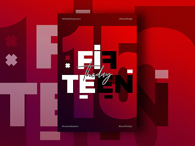 Day Fifteen of Dribbble Experience count the day creative elephant dribbble experience poster