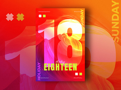 Day Eighteen of Dribbble Experience count the day creative elephant dribbble experience poster