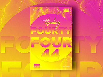 Day Fourty-Four of Dribbble Experience count the day creative elephant dribbble experience poster