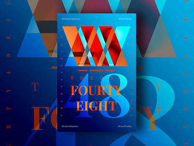 Day Fourty-Eight of Dribbble Experience count the day creative elephant dribbble experience poster
